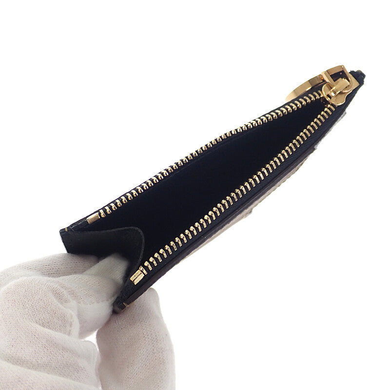 ルイヴィトン LOUIS VUITTON ポルト カルト・ロミー M81912 カードケース モノグラムリバース ベージュ ブラウン ゴールド金具 メンズ レディース【中古】【ABランク】