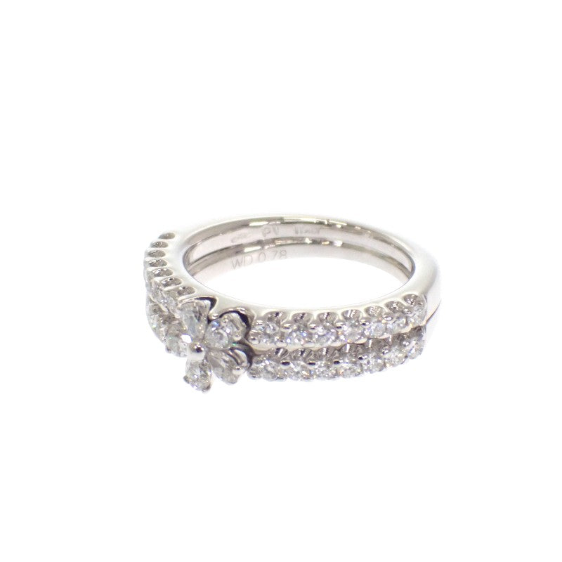 ポンテヴェキオ Ponte Vecchio フラワー 9号 リング K18ホワイト