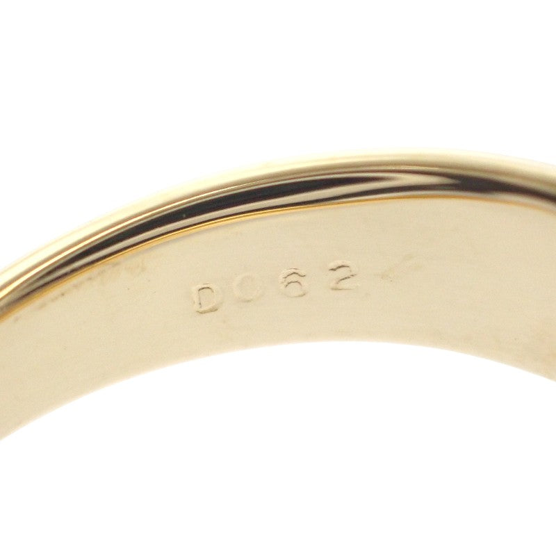 デザインジュエリー ハートパヴェ 12号 リング K18イエローゴールド ダイヤモンド レディース【中古】【Aランク】