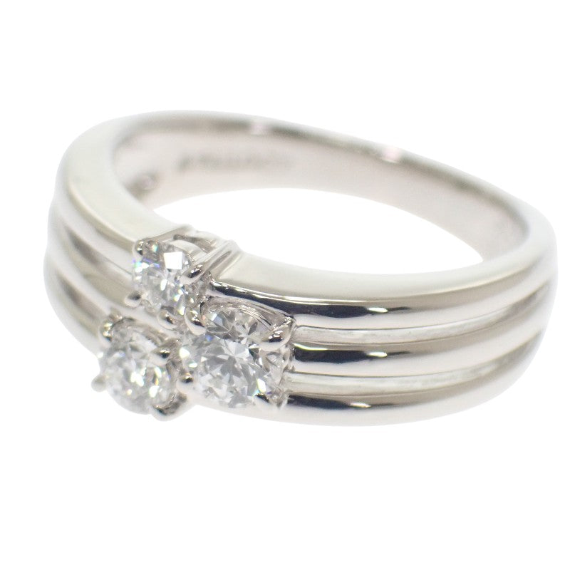 DE BEERS TRILOGY 12号 リング Pt900プラチナ ダイヤモンド レディース【中古】【Aランク】