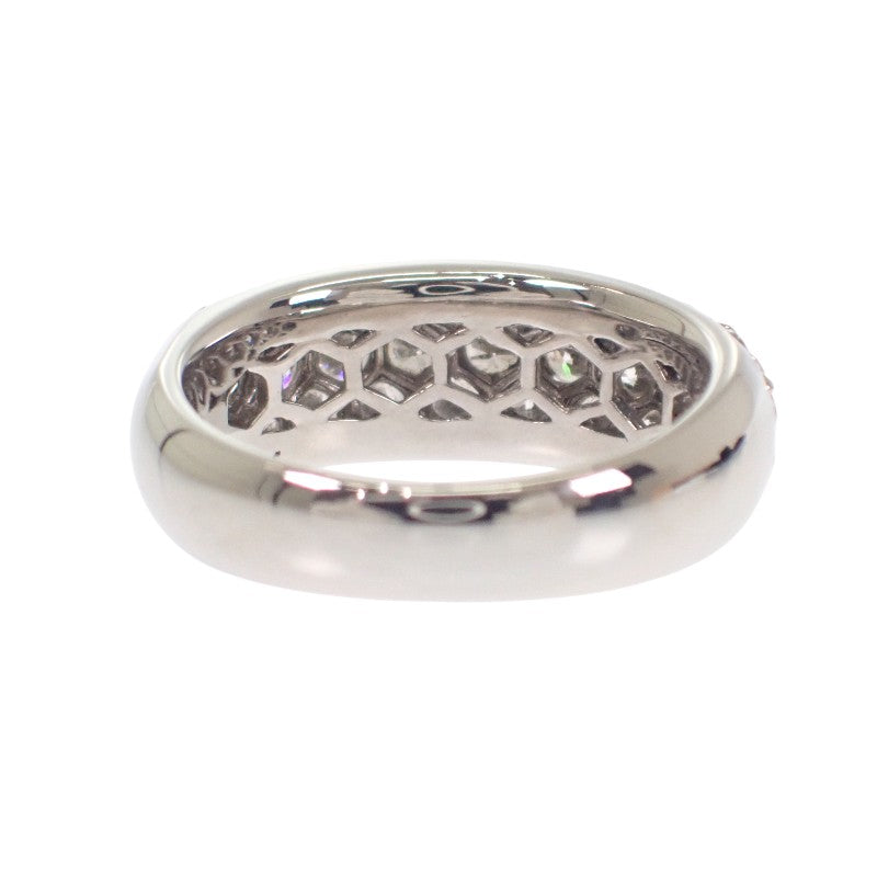 デザインジュエリー ハーフパヴェ 12号 リング Pt900プラチナ ダイヤモンド レディース【中古】【Aランク】