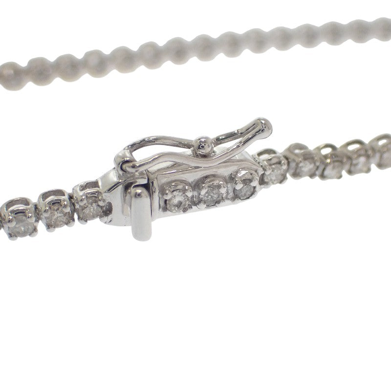 デザイン ジュエリー ブレスレット K18ホワイトゴールド ダイヤモンド レディース メンズ【中古】【Aランク】