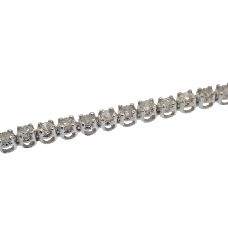 デザイン ジュエリー ブレスレット K18ホワイトゴールド ダイヤモンド レディース メンズ【中古】【Aランク】