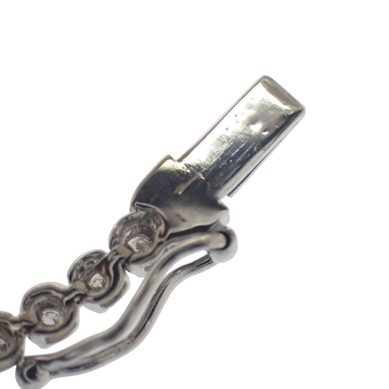 デザイン ジュエリー ブレスレット K18ホワイトゴールド ダイヤモンド レディース メンズ【中古】【Aランク】