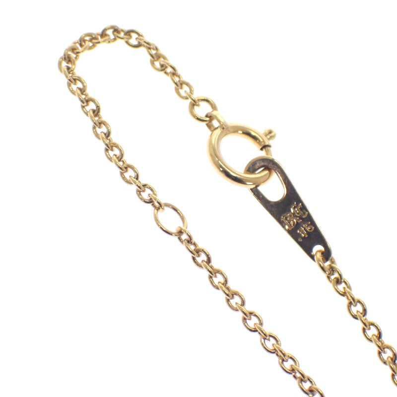 Design Jewelry Necklace K18 Yellow Gold Diamond Women's