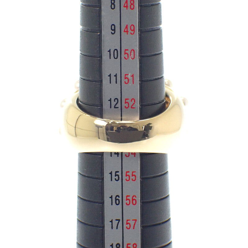 デザインジュエリー ベビーパール 13号 リング K18イエローゴールド ダイヤモンド パール レディース【中古】【Aランク】