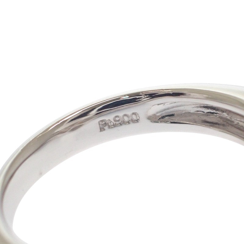 デザインジュエリー 11号 リング Pt900プラチナ ダイヤモンド パール ダイヤモンド レディース【中古】【Aランク】