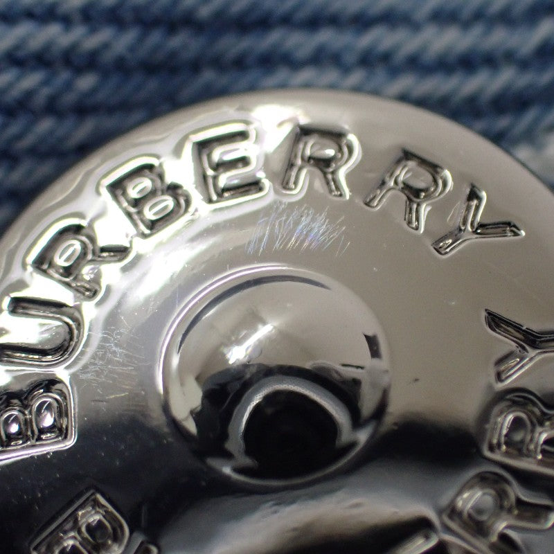 バーバリー BURBERRY ホースフェリープリント 38 8026710 デニムジャケット コットン ブルー ライトインディゴ メンズ【中古】【Aランク】