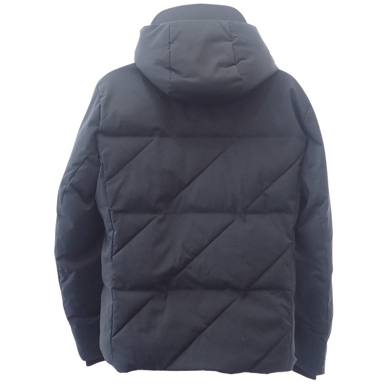 エルメス HERMES Toundra puffer coat M H800519E 01M ダウンジャケット ナイロン ポリエステル ネイビー メンズ【中古】【ABランク】
