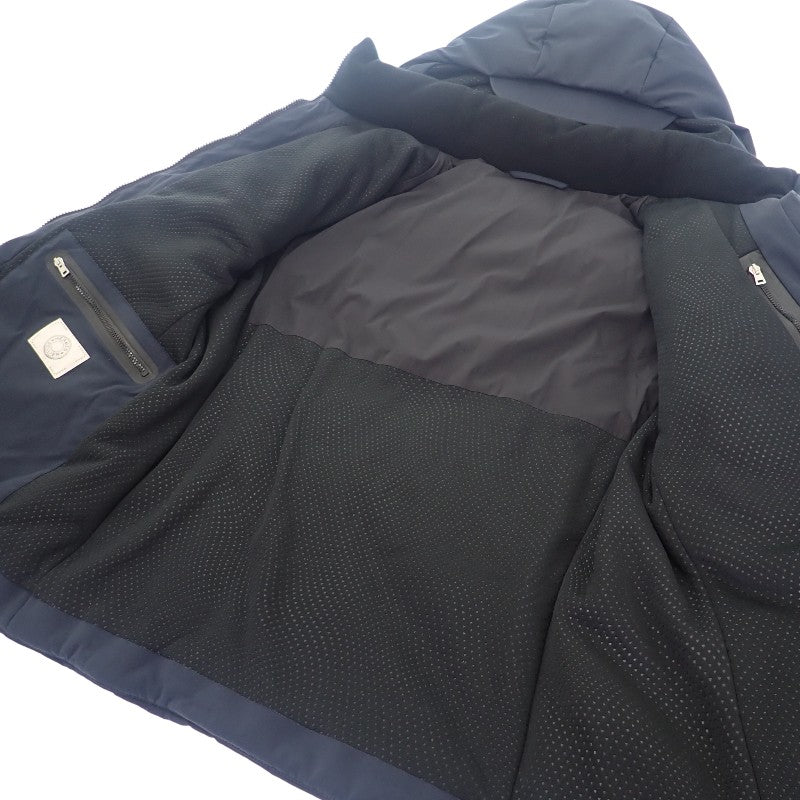 エルメス HERMES Toundra puffer coat M H800519E 01M ダウンジャケット ナイロン ポリエステル ネイビー メンズ【中古】【ABランク】