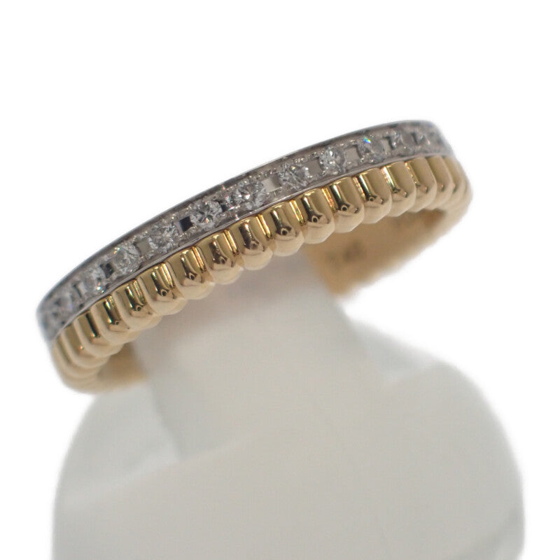 ブシュロン Boucheron キャトル ラディアント 7.5号 JAL00134 リング K18イエローゴールド K18ホワイトゴールド ダイヤモンド レディース【中古】【Aランク】