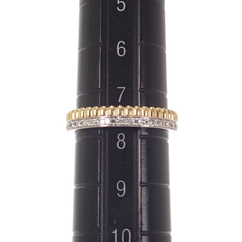 ブシュロン Boucheron キャトル ラディアント 7.5号 JAL00134 リング K18イエローゴールド K18ホワイトゴールド ダイヤモンド レディース【中古】【Aランク】