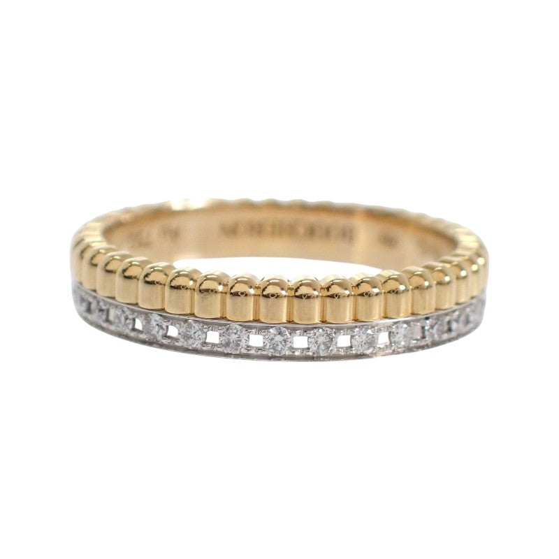 Boucheron Quatre Radiant Ring 7.5 (EU 48) JAL00134 K18 Yellow Gold K18 White Gold Diamond Women's [Used] [A Rank]
