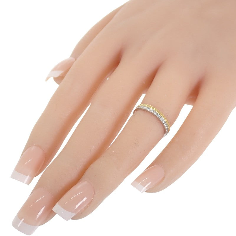 Boucheron Quatre Radiant Ring 7.5 (EU 48) JAL00134 K18 Yellow Gold K18 White Gold Diamond Women's [Used] [A Rank]