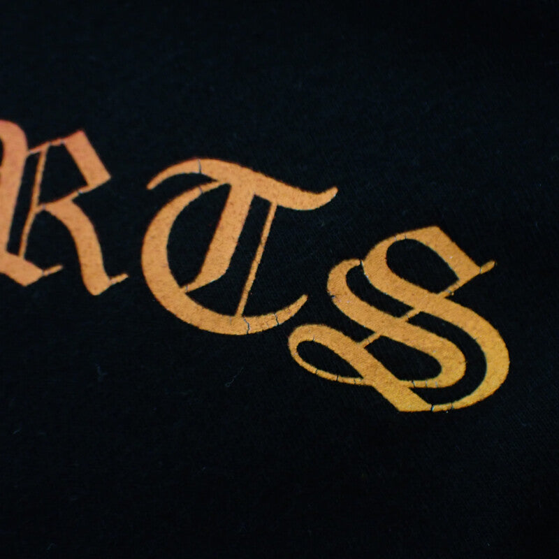 クロムハーツ CHROME HEARTS マルチカラーグラデーション フローラルクロス ロングスリーブトップス L 長袖Ｔシャツ コットン ブラック メンズ【中古】【Bランク】