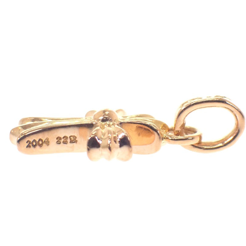 クロムハーツ CHROME HEARTS ベビーファットチャーム 2378-304-1410-9100 ペンダントトップ ダイヤモンド K22 ゴールド メンズ【中古】【Aランク】
