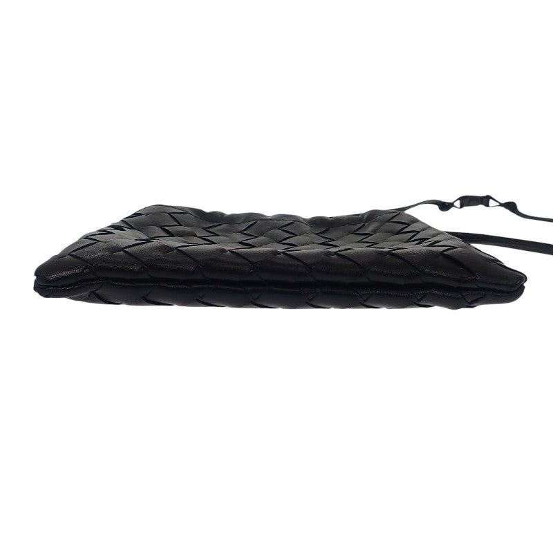 ボッテガヴェネタ BOTTEGA VENETA スモールダスト 816987V3IV18425 ショルダーバッグ カーフ ブラック レディース【中古】【Aランク】
