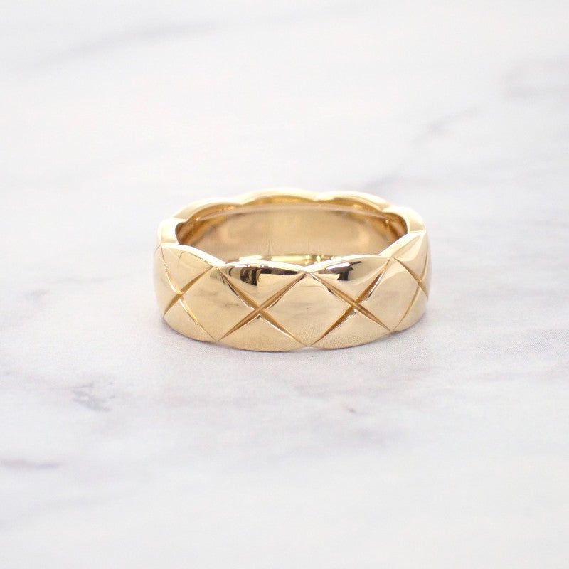 シャネル CHANEL ココクラッシュ ミディアム 13号 J10571 リング K18イエローゴールド #53 レディース【中古】【Aランク】