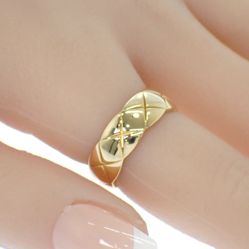 シャネル CHANEL ココクラッシュ ミディアム 13号 J10571 リング K18イエローゴールド #53 レディース【中古】【Aランク】