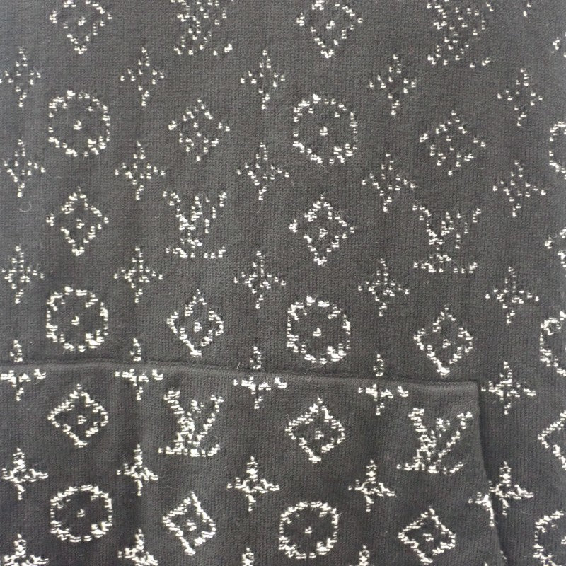 ルイヴィトン LOUIS VUITTON モノグラムグラディエントフーディ S 1AA4Y6 パーカー コットン ブラック メンズ【中古】【ABランク】