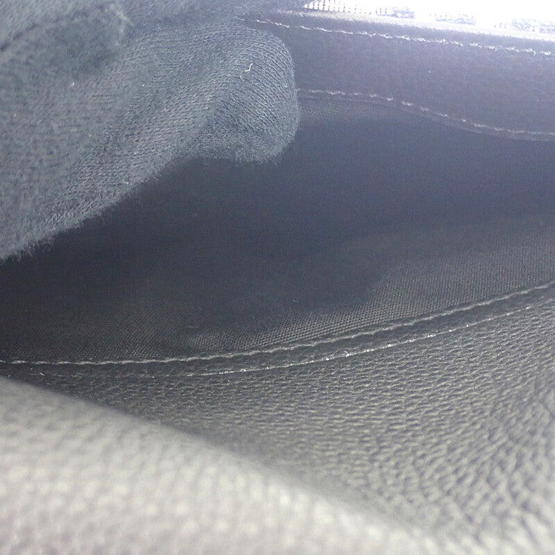 ディオール Dior サドル スモールメッセンジャー 1DME133YKS_H27E ショルダーバッグ カーフ ファブリック ブラック レディース メンズ【中古】【Aランク】