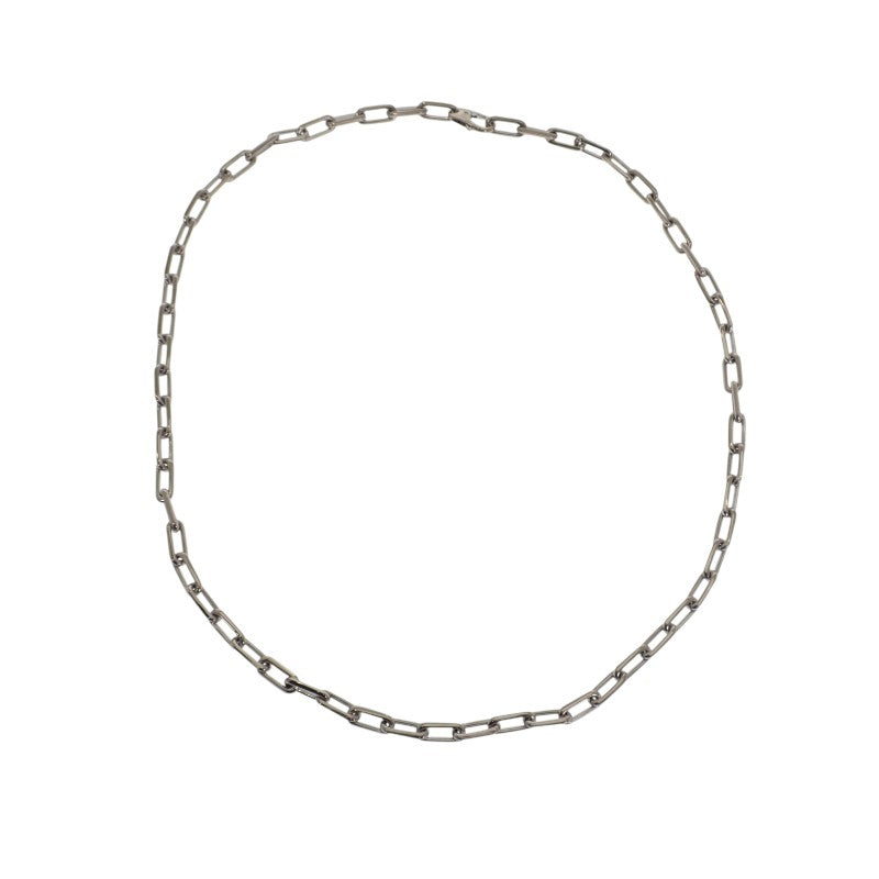 カルティエ CARTIER サントス ドゥ カルティエ 新品仕上げ 磨き済み B7009100 ネックレス K18ホワイトゴールド レディース メンズ【中古】【Aランク】