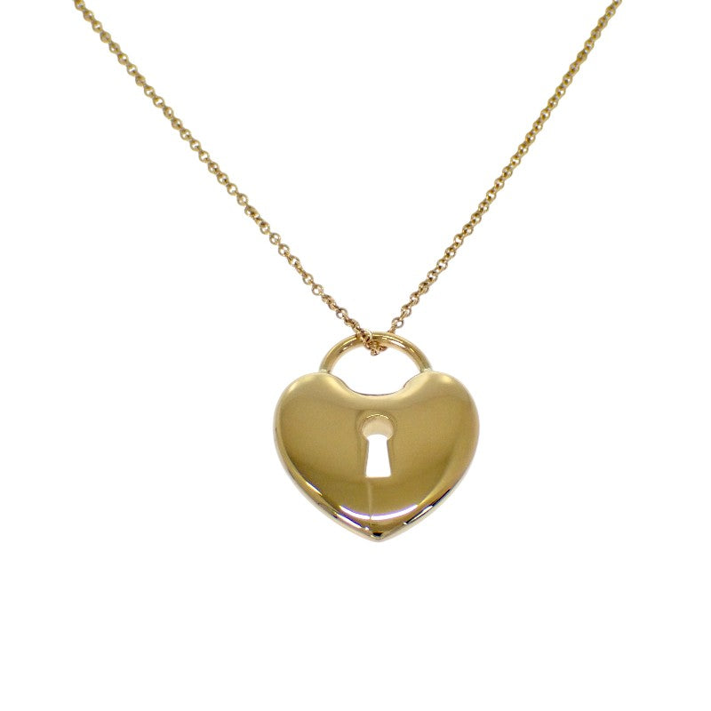 ティファニー TIFFANY&Co. ハートロック ネックレス K18イエローゴールド レディース【中古】【Aランク】