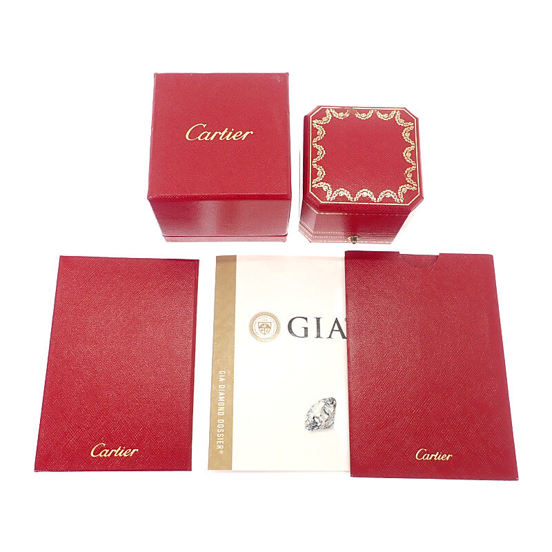 カルティエ CARTIER 1895 ソリテール 8号 N4161248 リング Pt950プラチナ ダイヤモンド レディース【中古】【Aランク】