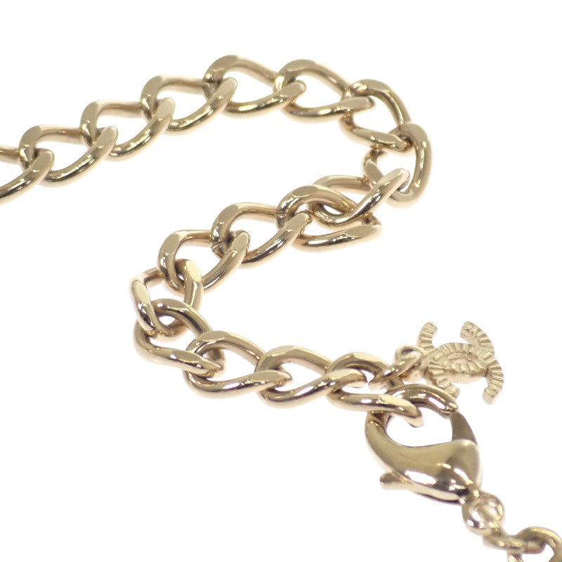 シャネル CHANEL CCパール ABF374_B19980 チョーカー メタル ゴールド ブラック レディース【中古】【Aランク】