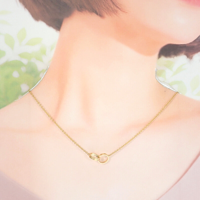 カルティエ CARTIER LOVE ベビーラブ B7212400 ネックレス K18イエロー