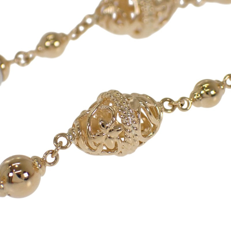Mikimoto MIKIMOTO Pendant Necklace K18 Yellow Gold Pearl Ladies Men's [Used] [A Rank]