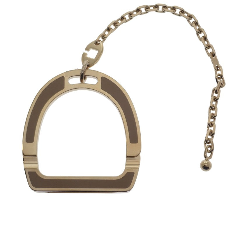 エルメス HERMES イデアル グローブホルダー H241040G4B その他アクセサリー ラッカーメタル ゴールド ビスキュイ レディース【中古】【SAランク】