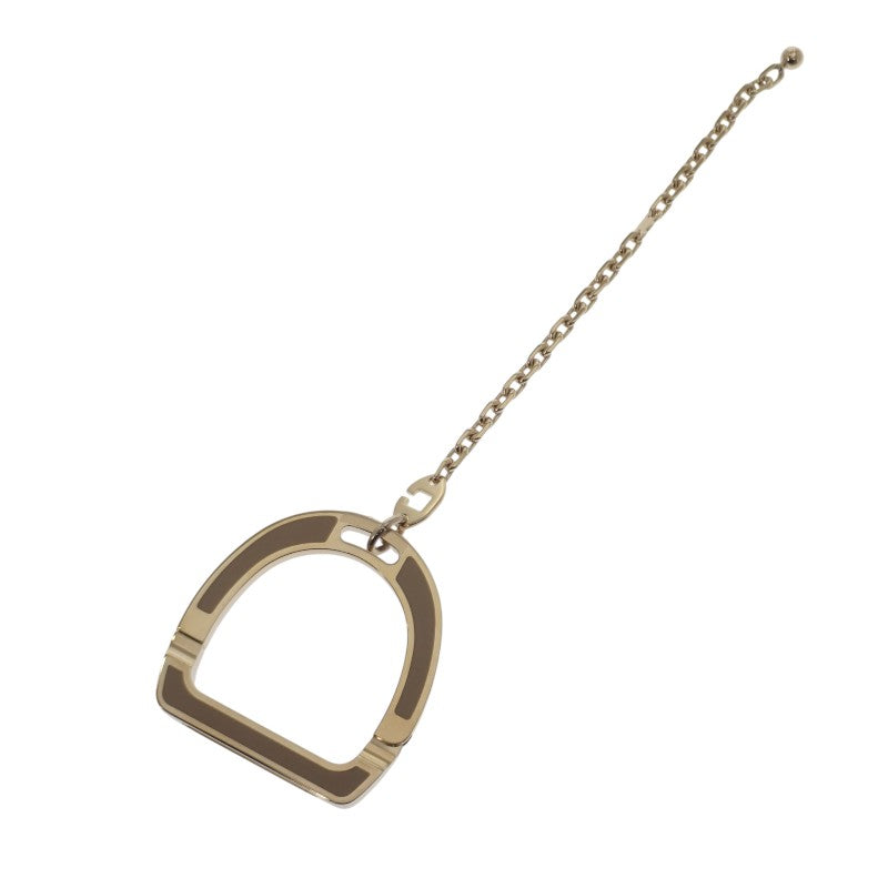 エルメス HERMES イデアル グローブホルダー H241040G4B その他アクセサリー ラッカーメタル ゴールド ビスキュイ レディース【中古】【SAランク】