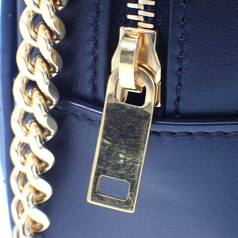 サンローラン SAINT LAURENT ルーミニ 748849DV7071000 ショルダーバッグ カーフ ブラック ゴールド金具 レディース【中古】【Aランク】