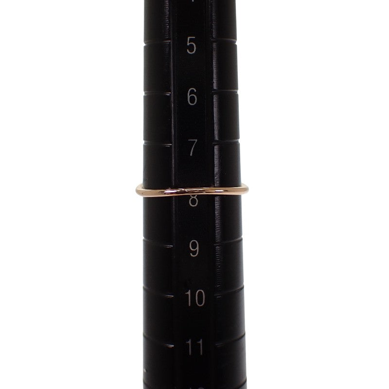 ティファニー TIFFANY&Co. ウェーブ シングルロウ 8号 60016977 リング K18ピンクゴールド ダイヤモンド レディース【中古】【Aランク】