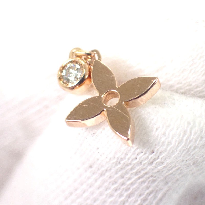 ルイヴィトン LOUIS VUITTON モノグラム・イディール Q96169 ピアス K18ピンクゴールド ダイヤモンド レディース【中古】【ABランク】