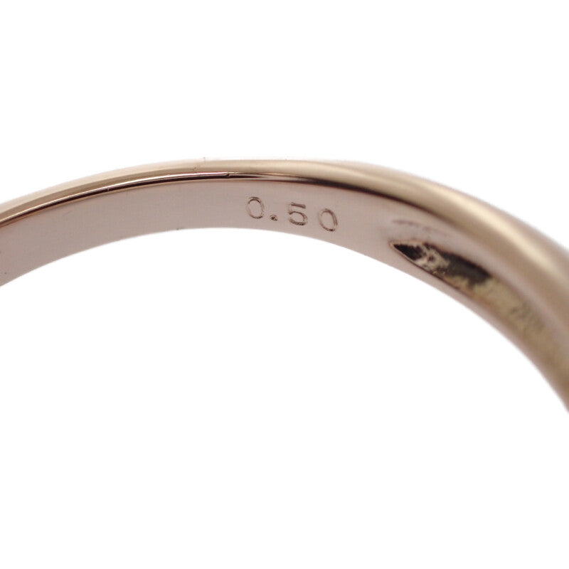 K18 デザインジュエリー 14号 リング K18ピンクゴールド ダイヤモンド レディース【中古】【Aランク】