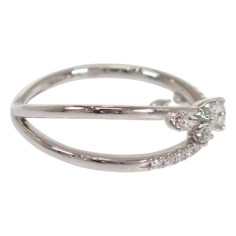 スタージュエリー STAR JEWELRY クロスライン 9号 リング Pt950