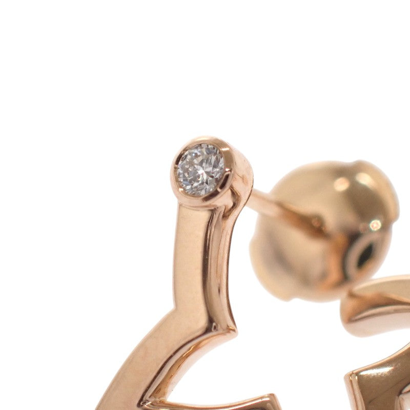 ルイヴィトン LOUIS VUITTON フープピアス オンブレ ブロッサム Q06968 ピアス K18ピンクゴールド ダイヤモンド レディース【中古】【Aランク】