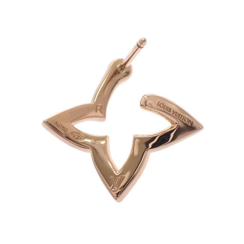 ルイヴィトン LOUIS VUITTON フープピアス オンブレ ブロッサム Q06968 ピアス K18ピンクゴールド ダイヤモンド レディース【中古】【Aランク】