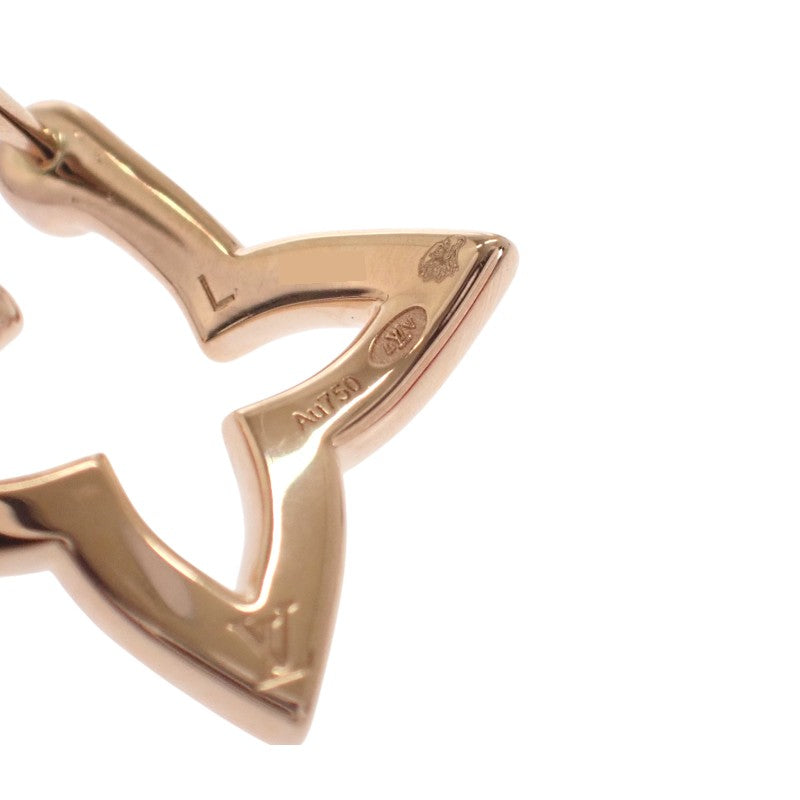 ルイヴィトン LOUIS VUITTON フープピアス オンブレ ブロッサム Q06968 ピアス K18ピンクゴールド ダイヤモンド レディース【中古】【Aランク】