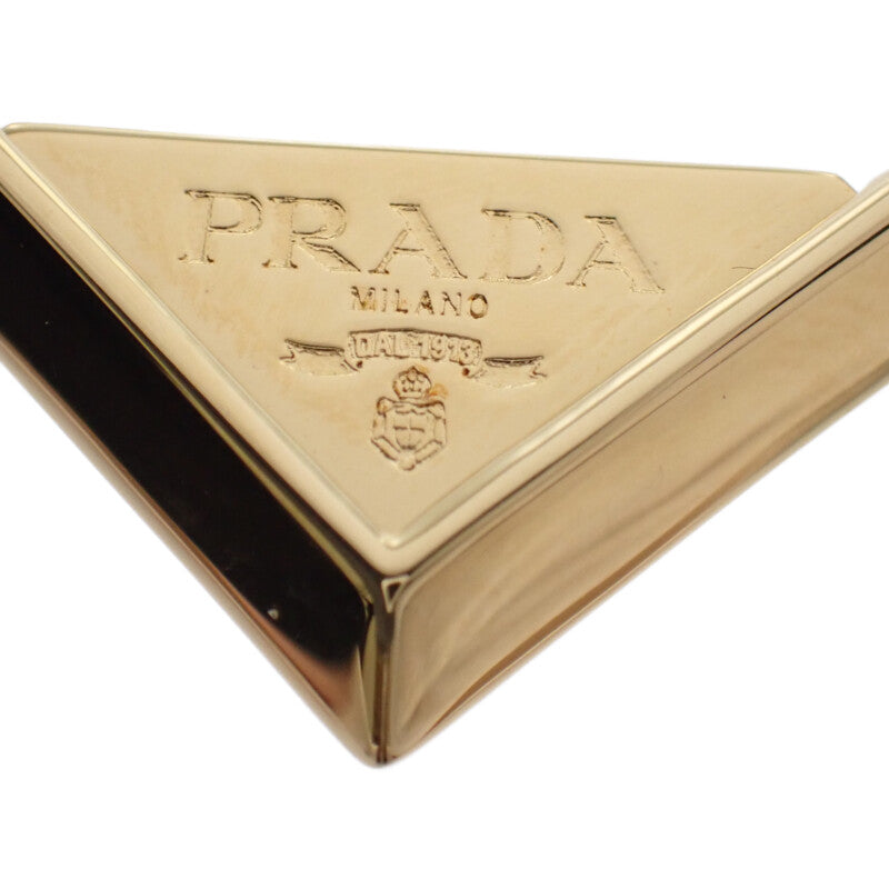 プラダ PRADA メタル 1IO147_2C41_F0056 ピアス メタル ゴールド レディース【中古】【Aランク】