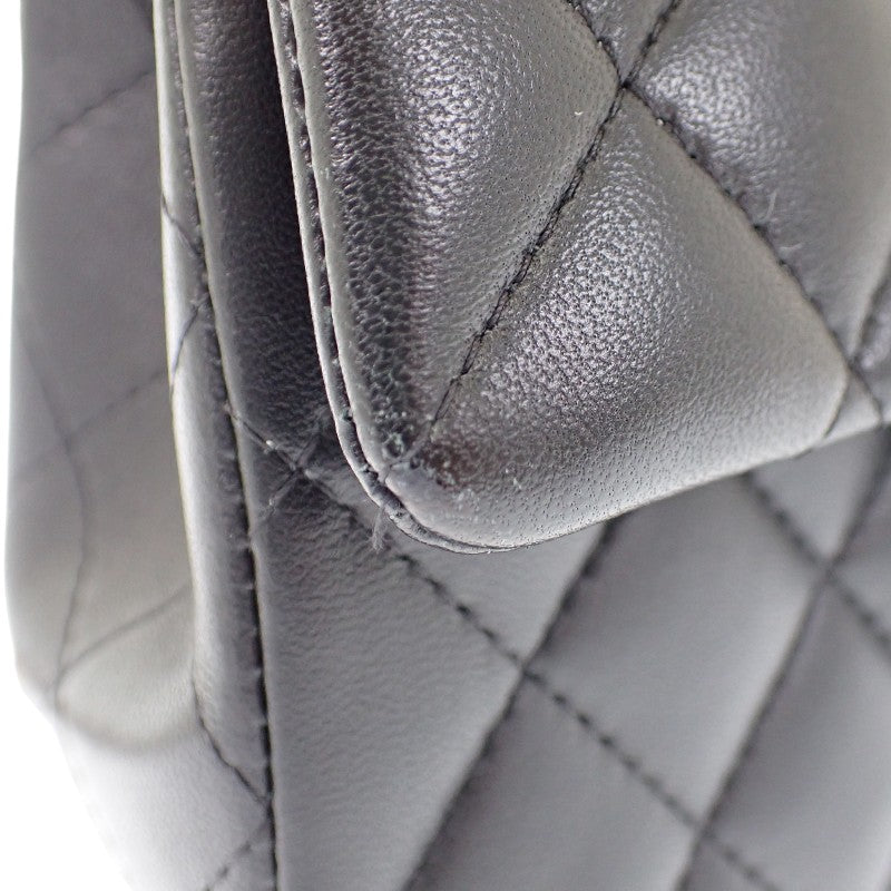 シャネル CHANEL トップハンドル ミニフラップ AS2431_B06660_94305 ショルダーバッグ ラムスキン ブラック ゴールド金具 レディース【中古】【ABランク】