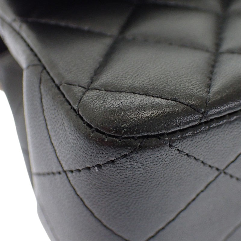 シャネル CHANEL トップハンドル ミニフラップ AS2431_B06660_94305 ショルダーバッグ ラムスキン ブラック ゴールド金具 レディース【中古】【ABランク】