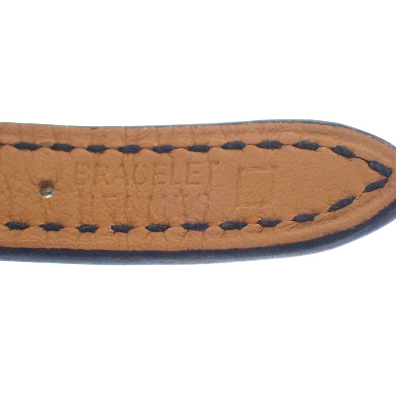 エルメス HERMES Hウォッチ ミニ HH1.110.290 腕時計 ステンレススチール アリゲーター クオーツ ホワイトシェル文字盤 レディース【中古】【ABランク】