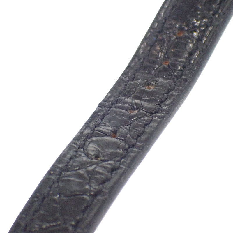 エルメス HERMES Hウォッチ ミニ HH1.110.290 腕時計 ステンレススチール アリゲーター クオーツ ホワイトシェル文字盤 レディース【中古】【ABランク】