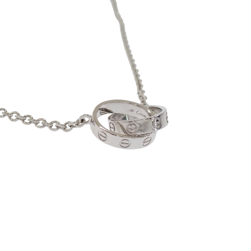 カルティエ CARTIER LOVE ベビーラブ B7212500 ネックレス K18ホワイトゴールド レディース【中古】【Aランク】