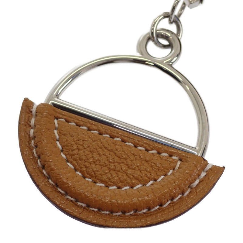 エルメス HERMES インザループウィンク H083153CJA コインケース レザー キャラメル ブラウン シルバー金具 レディース ユニセックス【中古】【Aランク】