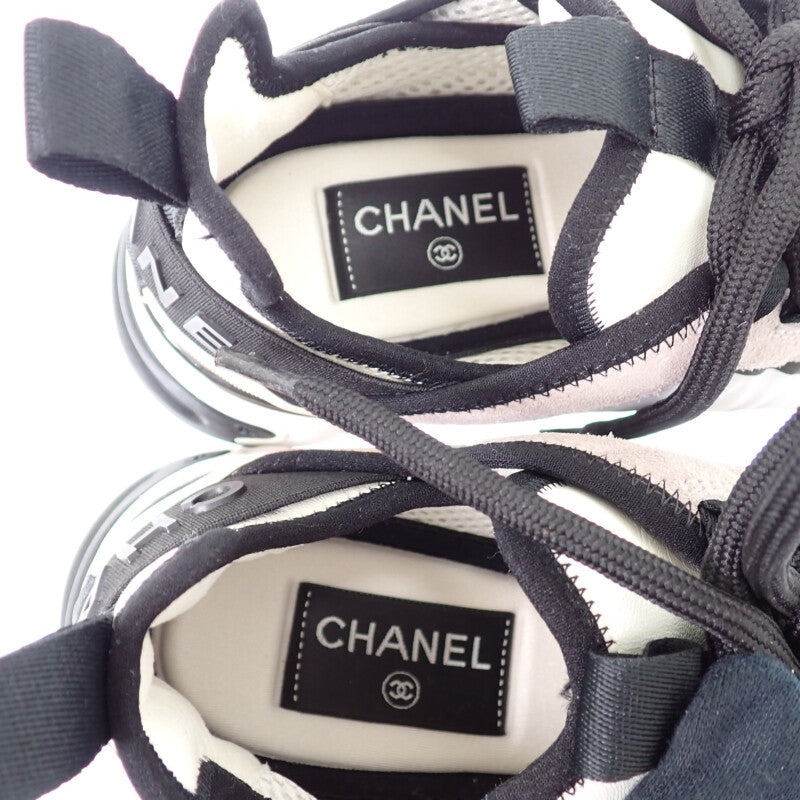 シャネル CHANEL ココマーク G39982_Y56536_K5852 スニーカー カーフ