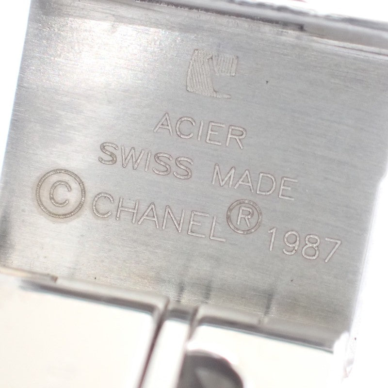 シャネル CHANEL プルミエール M H0451 腕時計 ステンレススチール クオーツ ブラック文字盤 レディース【中古】【Aランク】